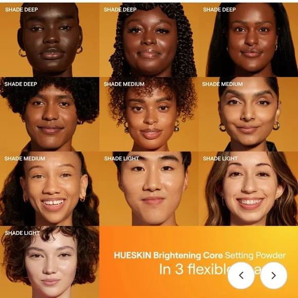 ‘Medium’ Hueskin Brightening Core Setting Powder - Picture 6 of 7